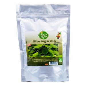 feuilles séchées de moringa bio sachet stup GM